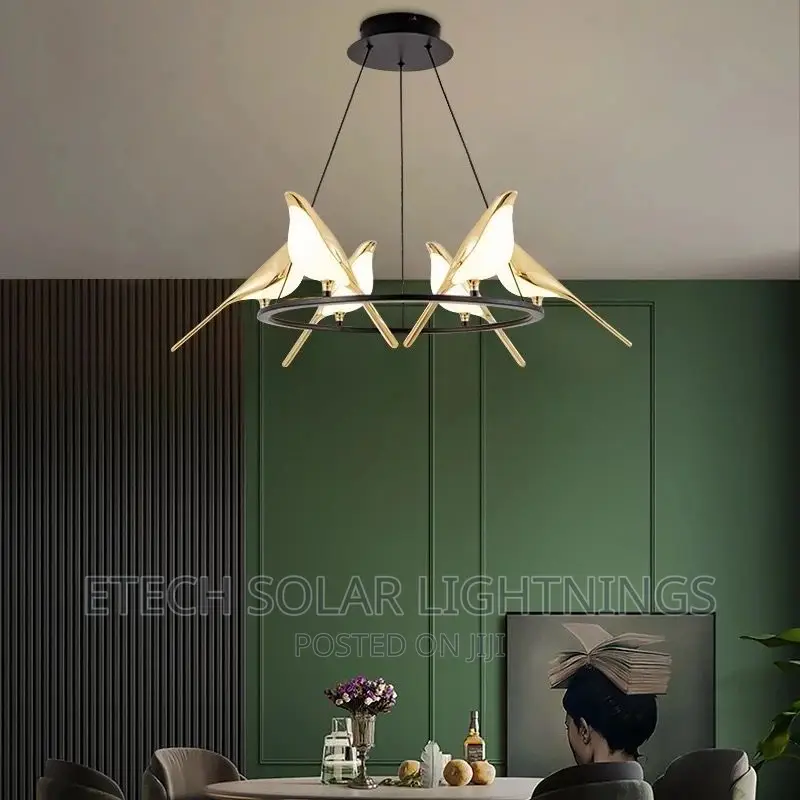 Exclusive L E D Bird Design Dropping Chandelier Light
