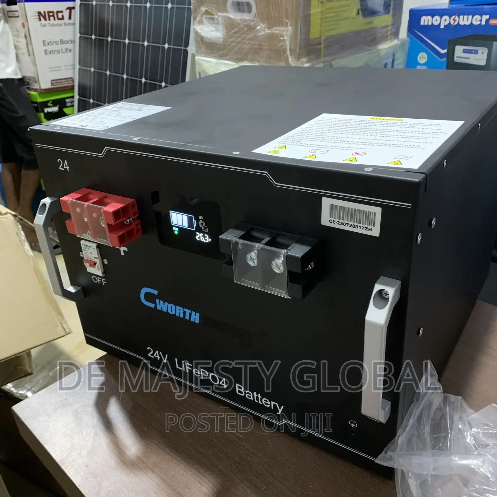 5kwh 24V Cworth Lithium Ion Battery