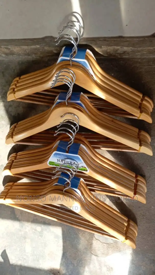 New Imported Wooden Clothes Hangers