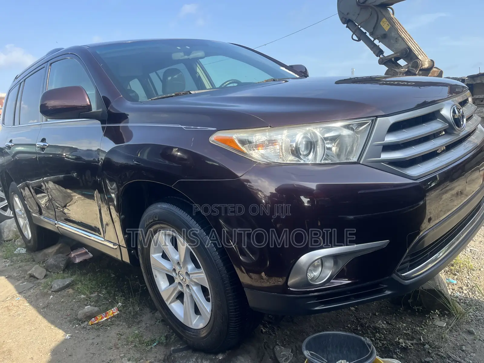 Toyota Highlander Limited 3.5l 4WD 2013 Burgundy