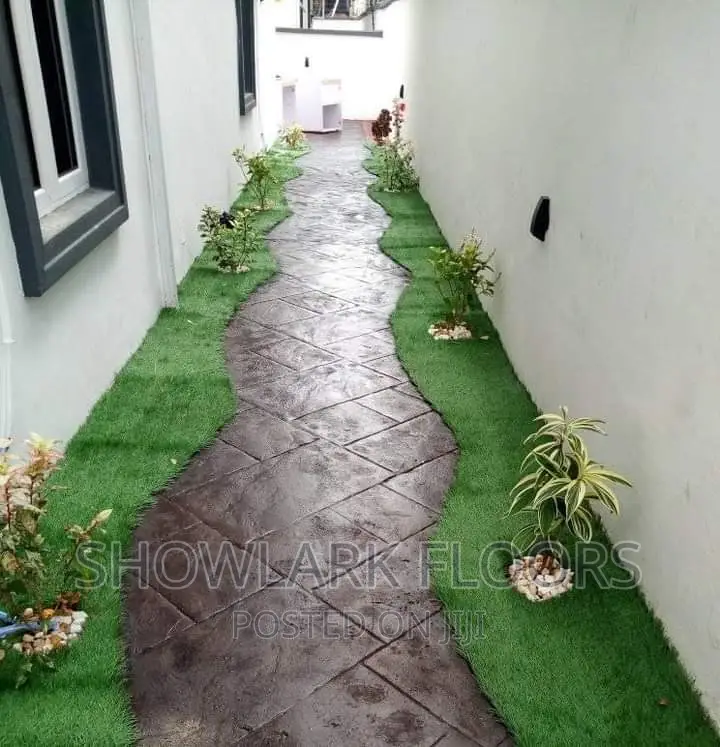Foreign Stamp Concrete Floor