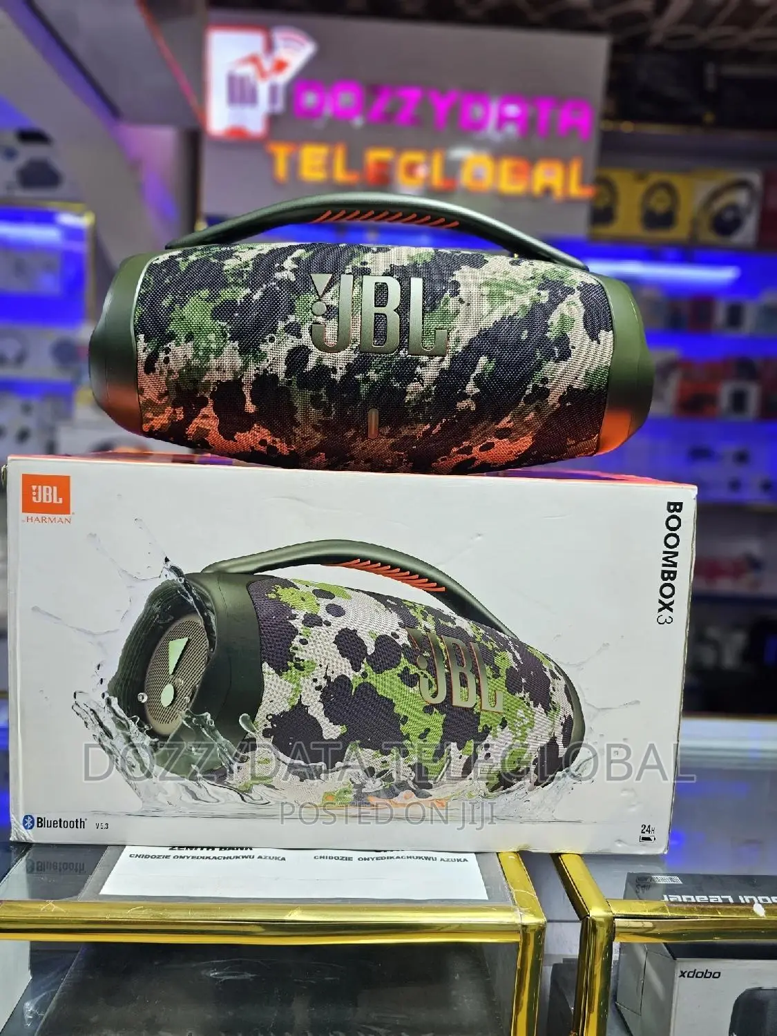JBL Boombox 3 - Portable Bluetooth Speaker, Powerful Sound