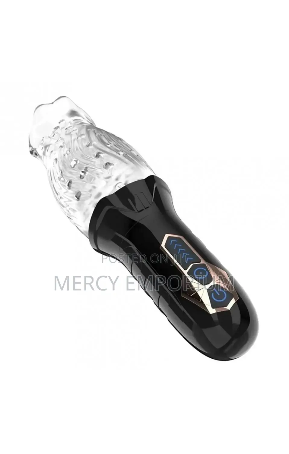 Oral Sex Masturbator for Men Crystal Clear Soft Silicon Cup.