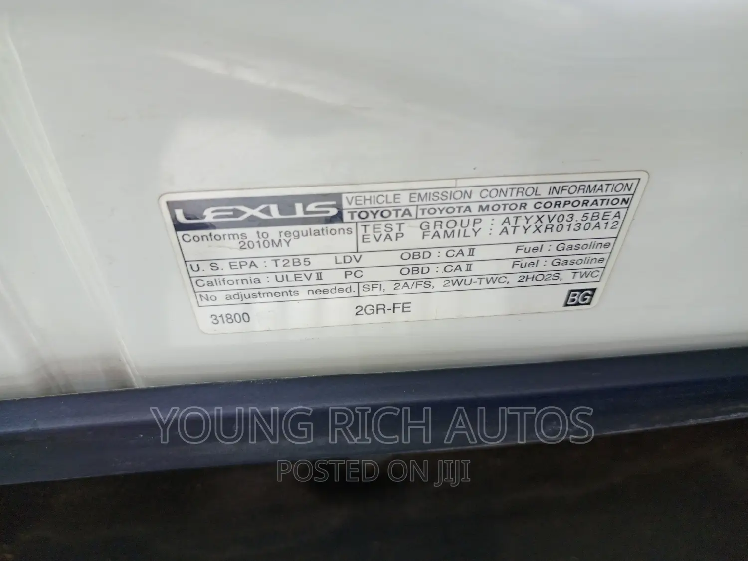 Lexus ES 350 2011 White