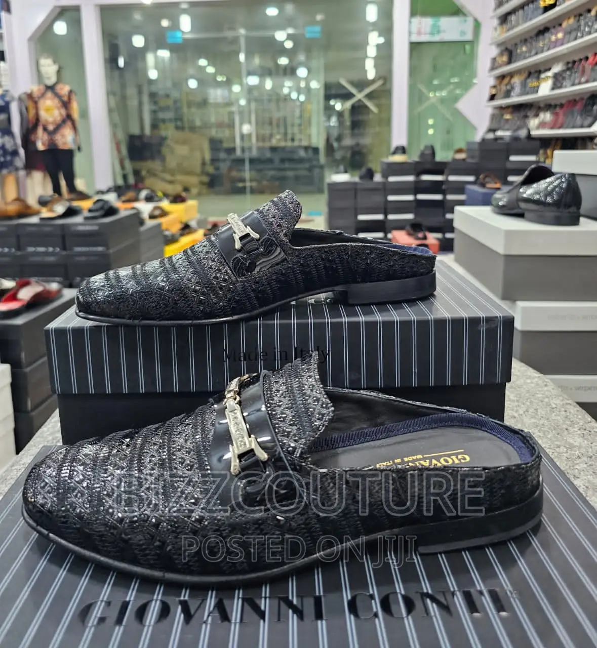 Original Italian GIOVANNI CONTI Half Shoes Available Instore