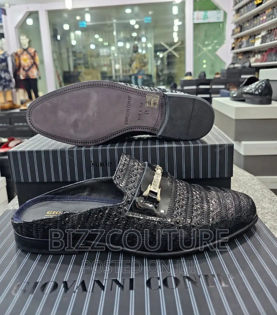 Original Italian GIOVANNI CONTI Half Shoes Available Instore