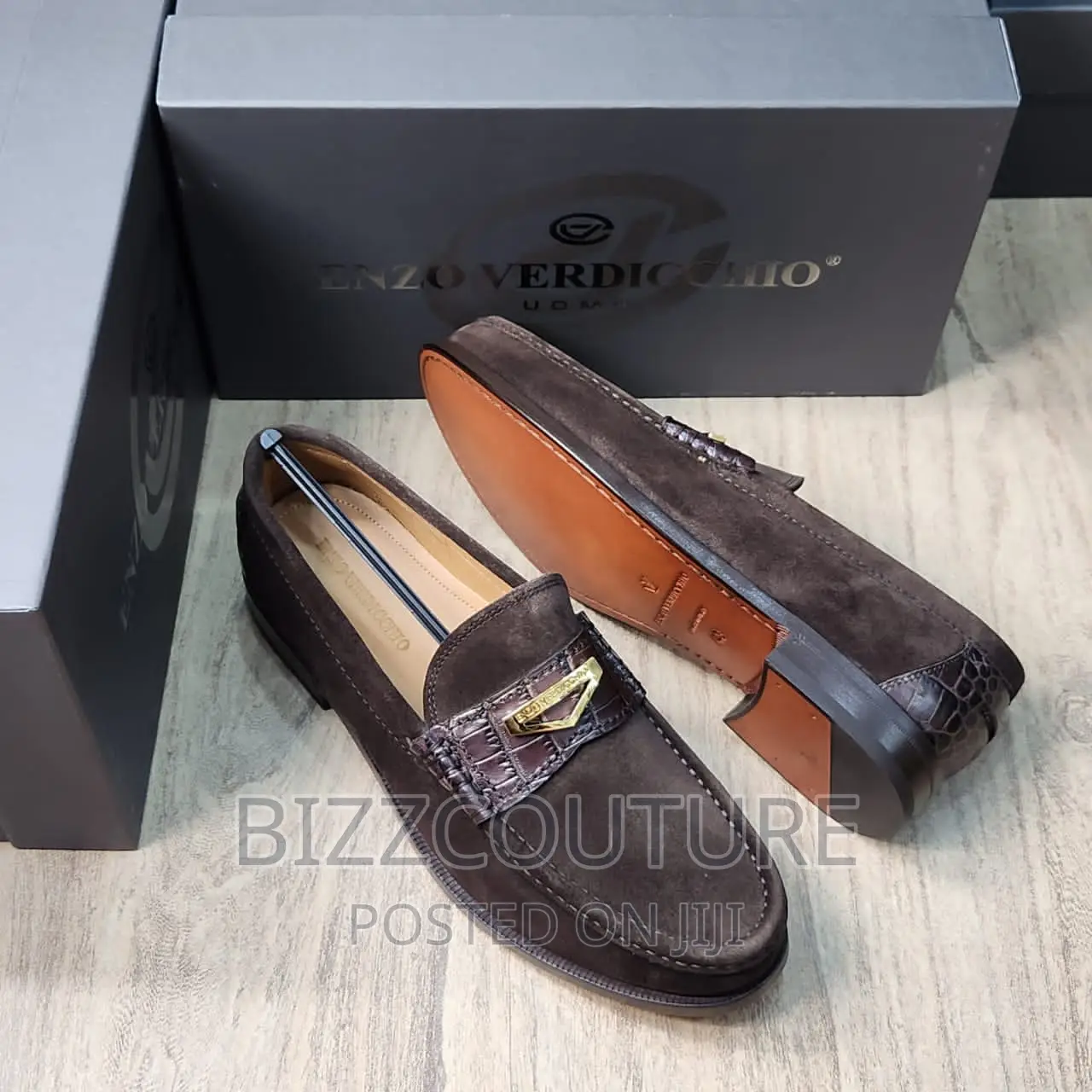 Original Italian ENZO VERDICCHIO Loafers Available in Store