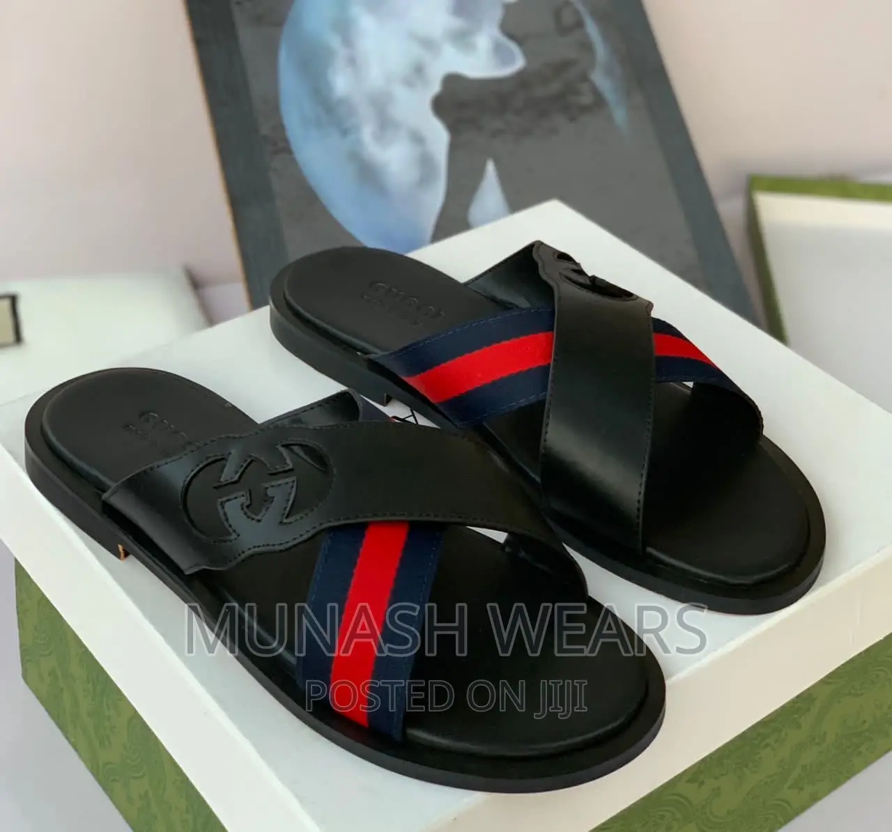 Gucci Leather Slipers