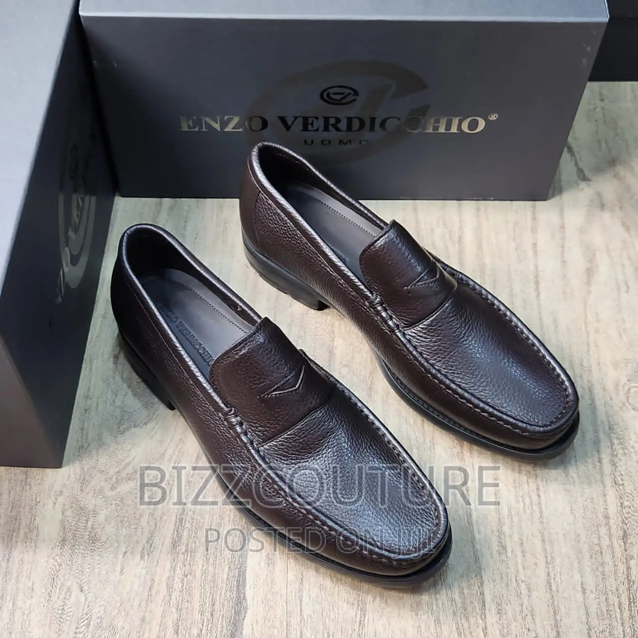 Original Italian Enzo Verdicchio Loafers Available in Store