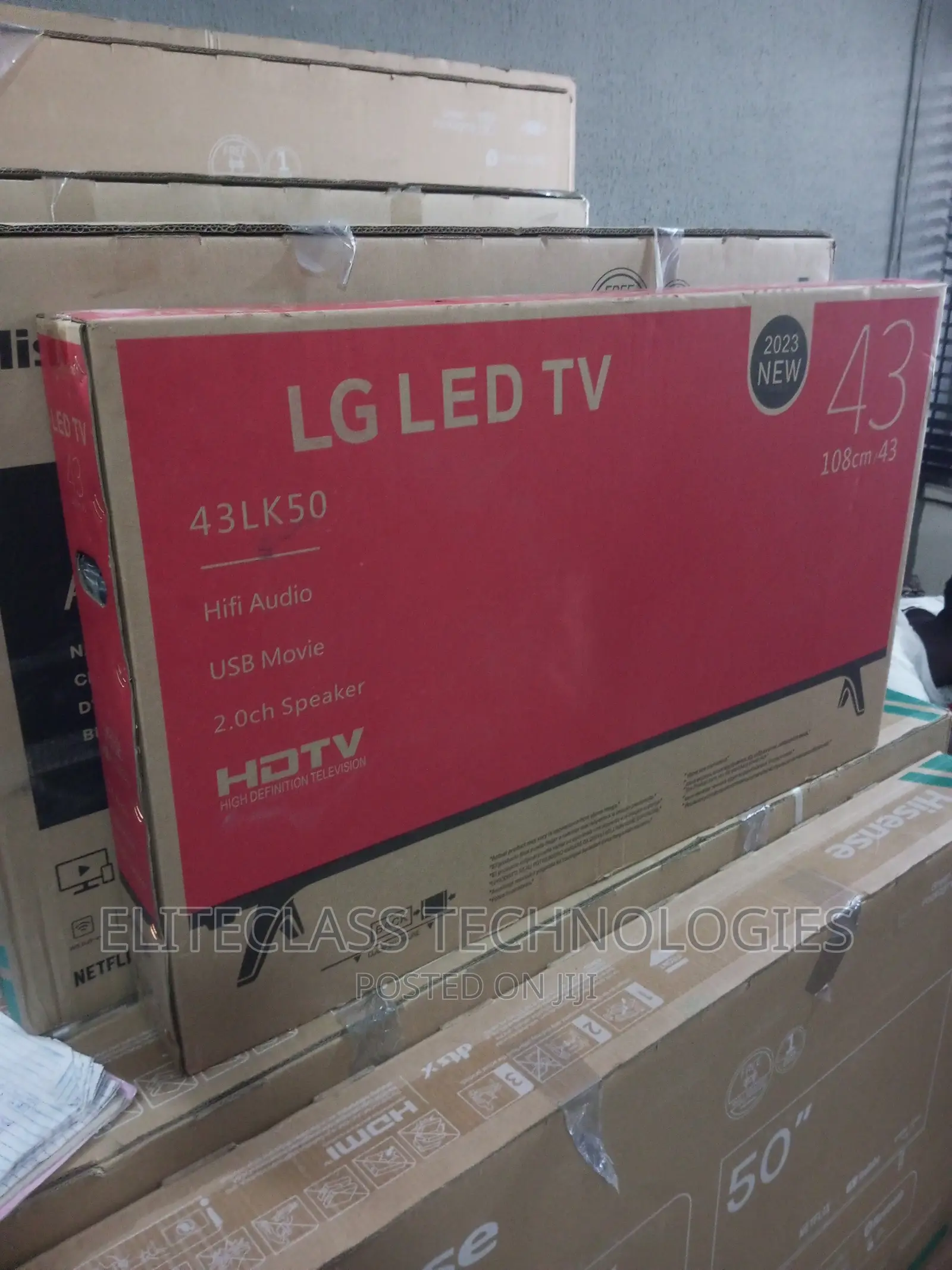 Brand New Design LG LED 43 Inches Television (43LK50)