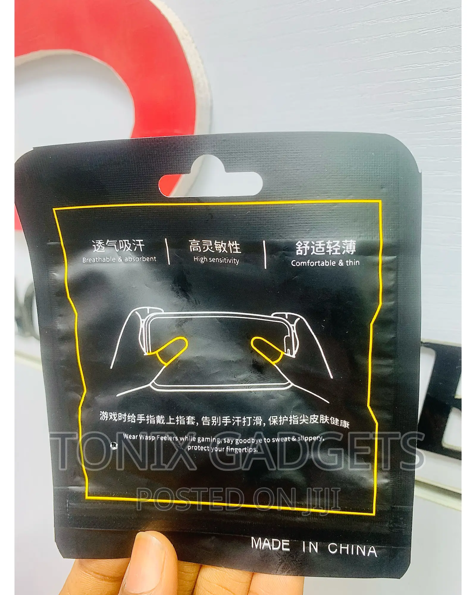 Mobile Gaming Thumb Sleeves - Wasp Feelers