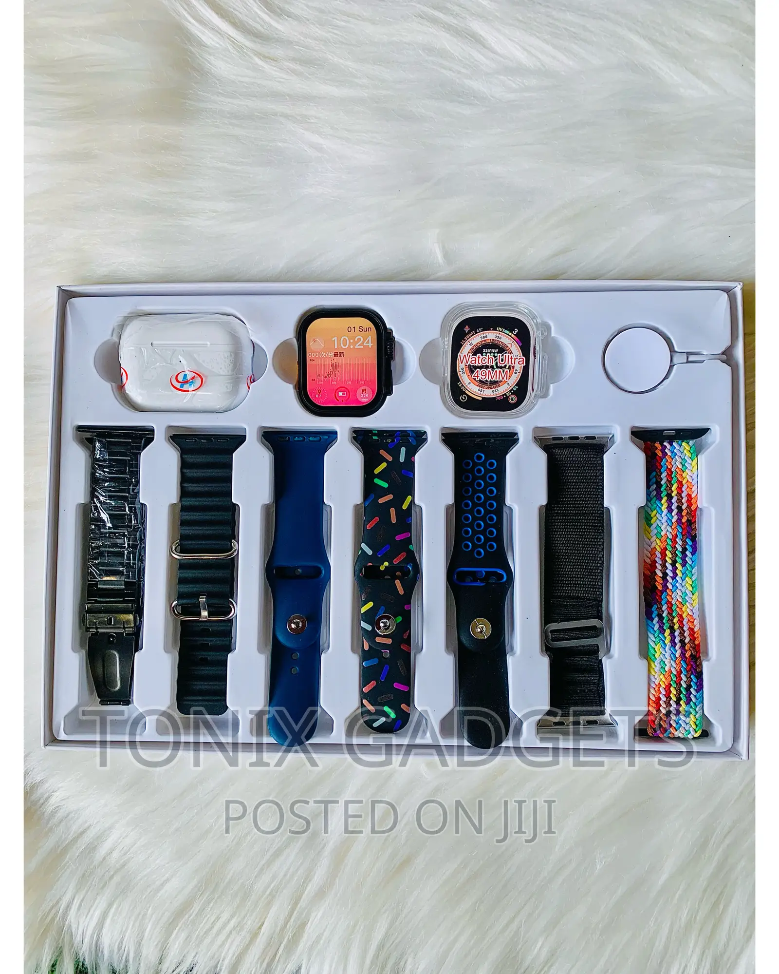 10 in 1 Ultra Smartwatch With Different Quality Straps