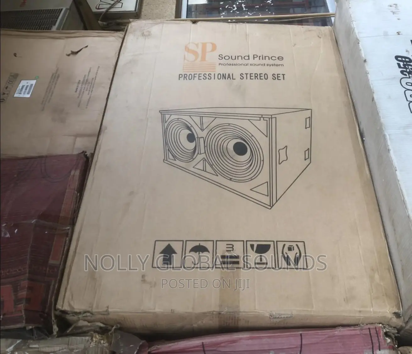 Sound Prince Double Subwoofer Sp–328 Double Speaker– Pair