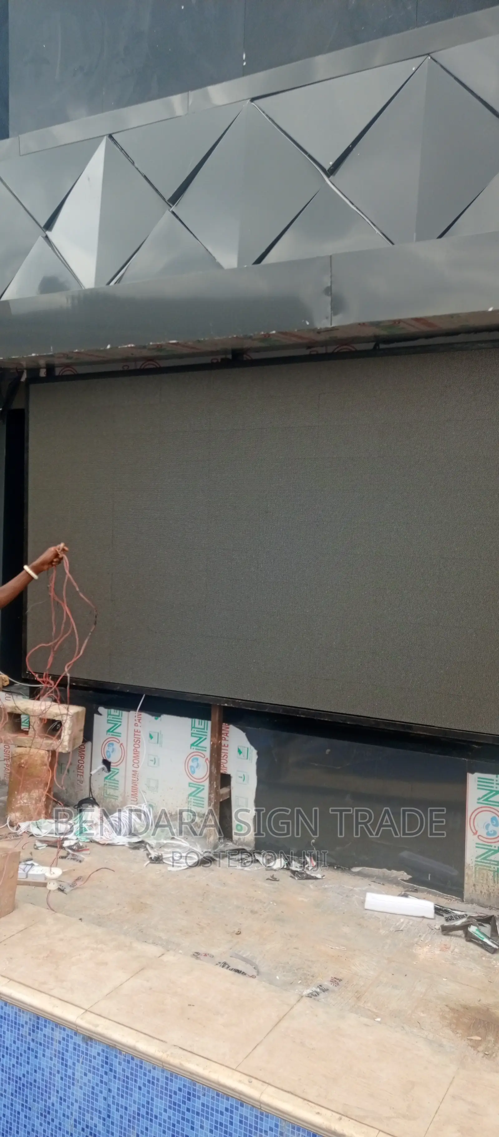 Swimming Pool Led Video Screen Outdoor