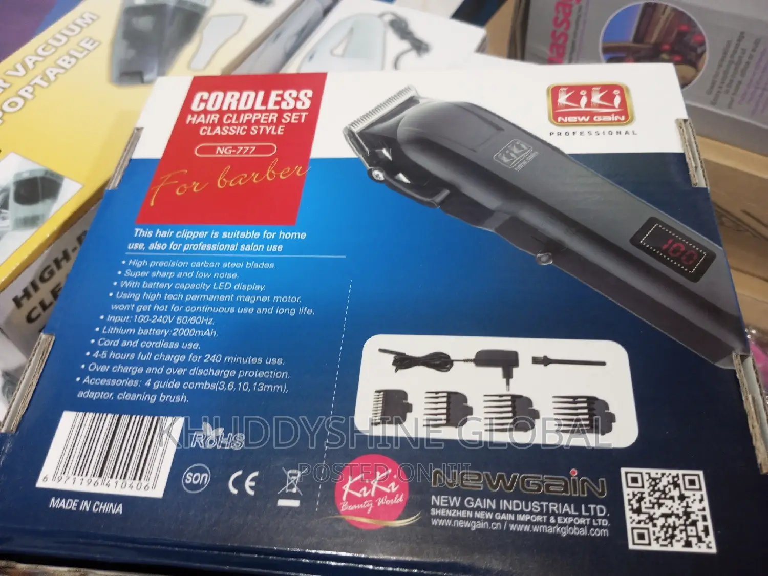 Kiki Cordless Hair Clipper Set