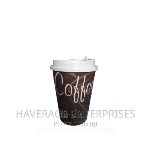 Paper Coffee /Tea Cups With Lid- 1,000 Pieces -12oz