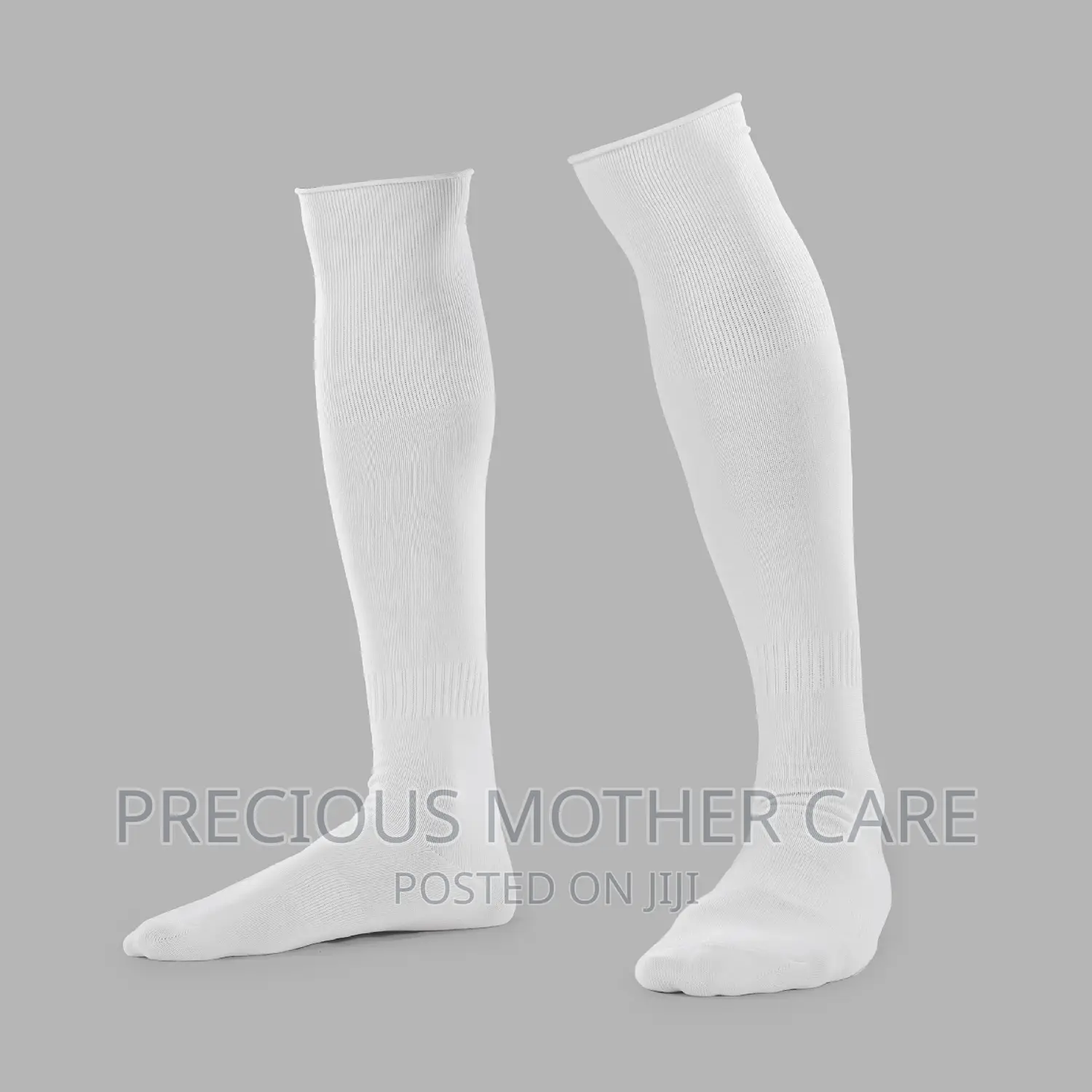 Children Kneel Length Sock White and Black Color 3 Pairs
