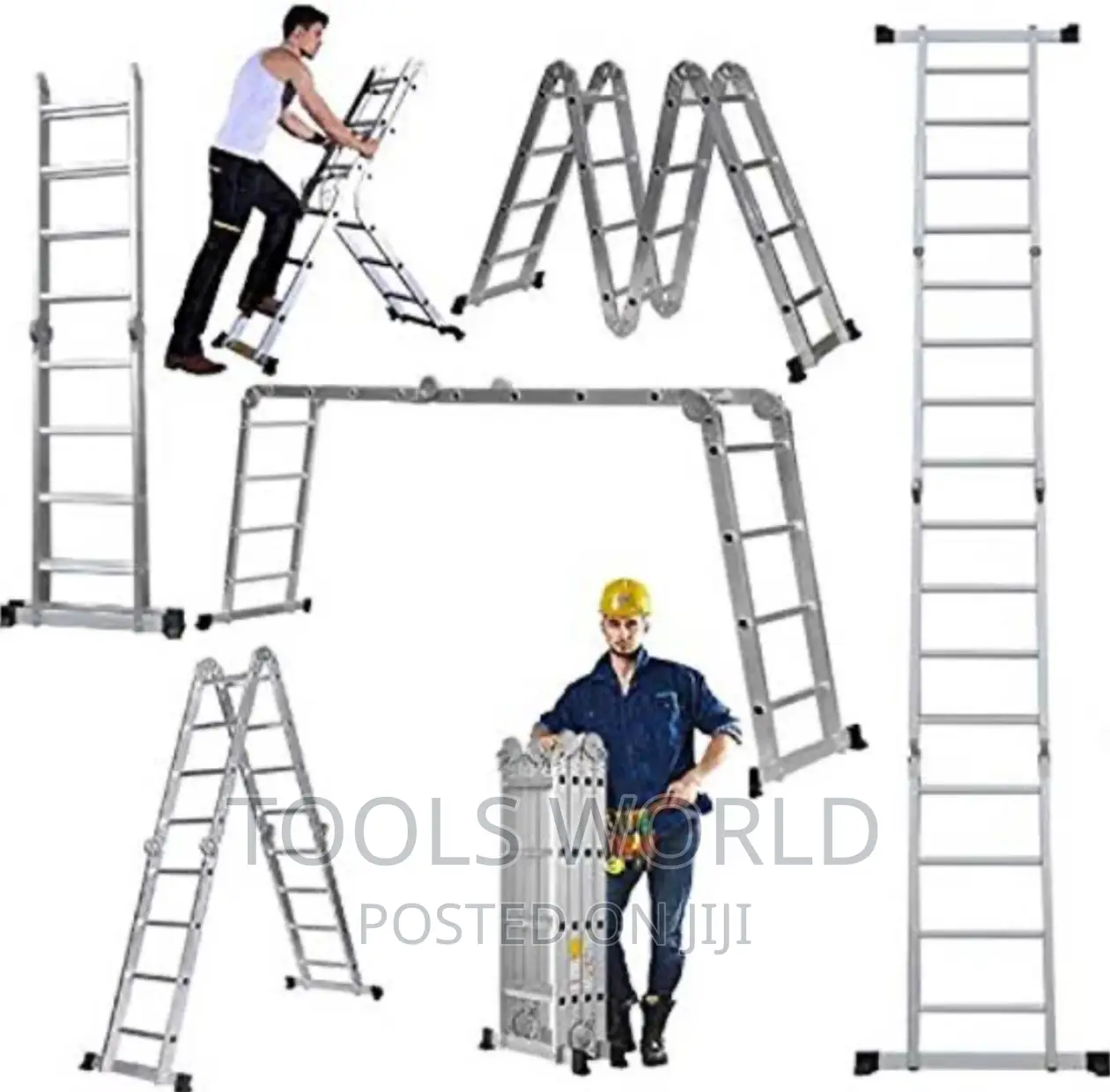 Multi-Function Light Weight Aluminium Construction Ladder