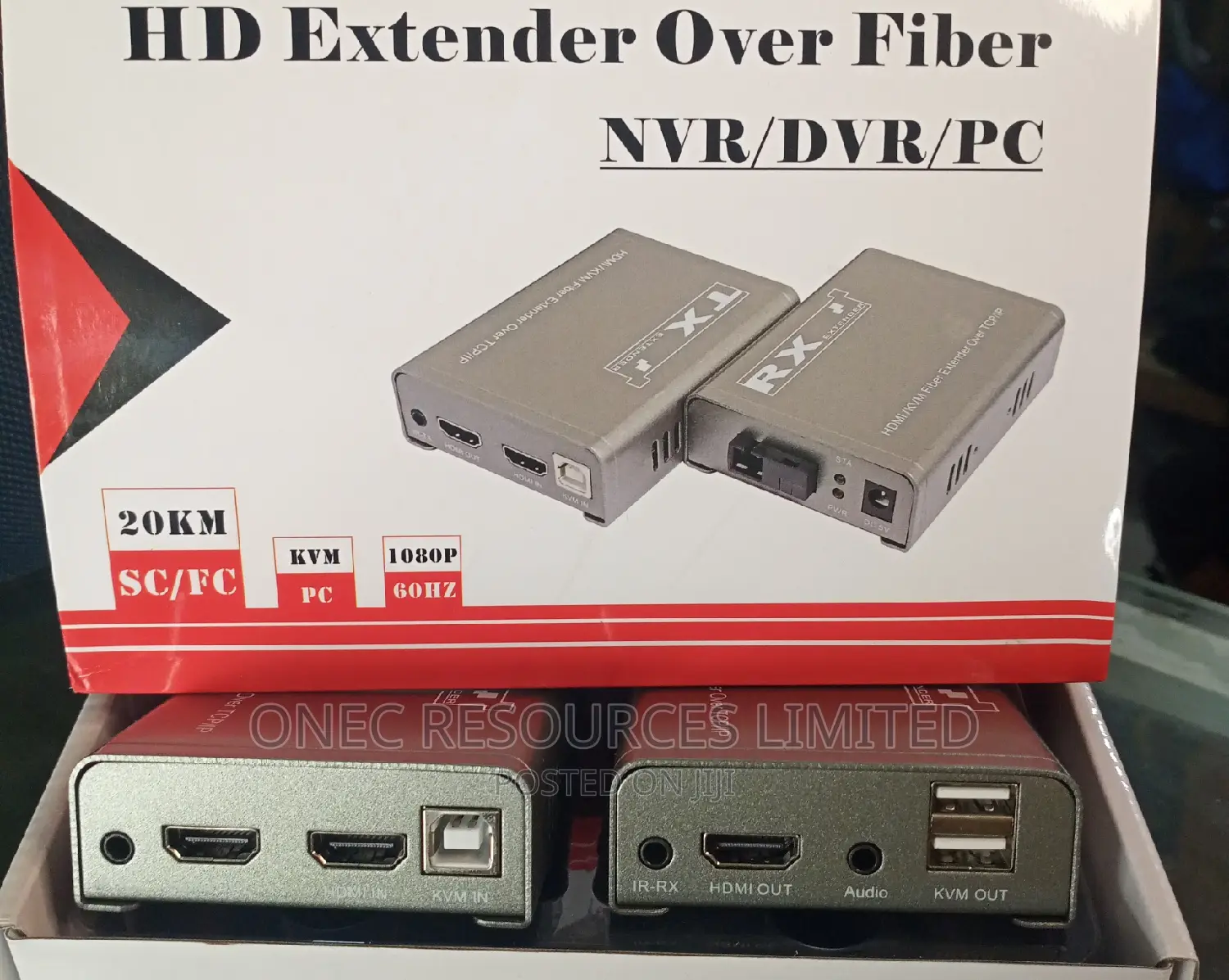 20km Hdmi KVM Fiber Extender Transceiver Hdmi USB Extender
