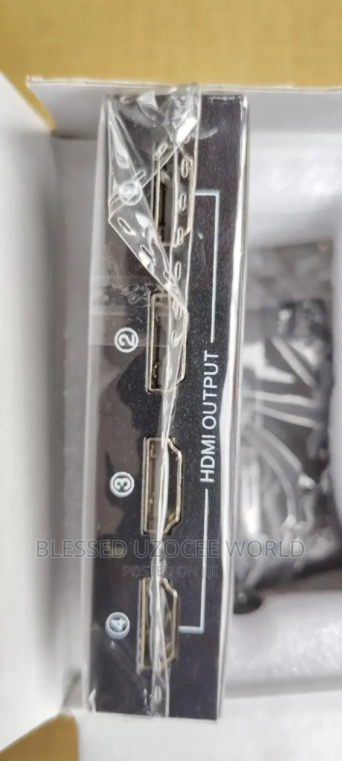 Fjgear 4 Ports Hdmi Video Splitter × Media Converter