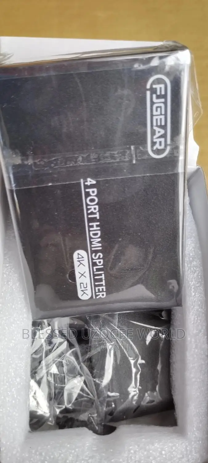 Fjgear 4 Ports Hdmi Video Splitter × Media Converter