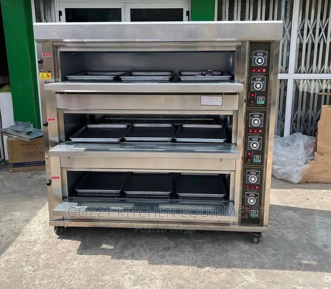 Nine Trays 3 Decks Industrial Oven