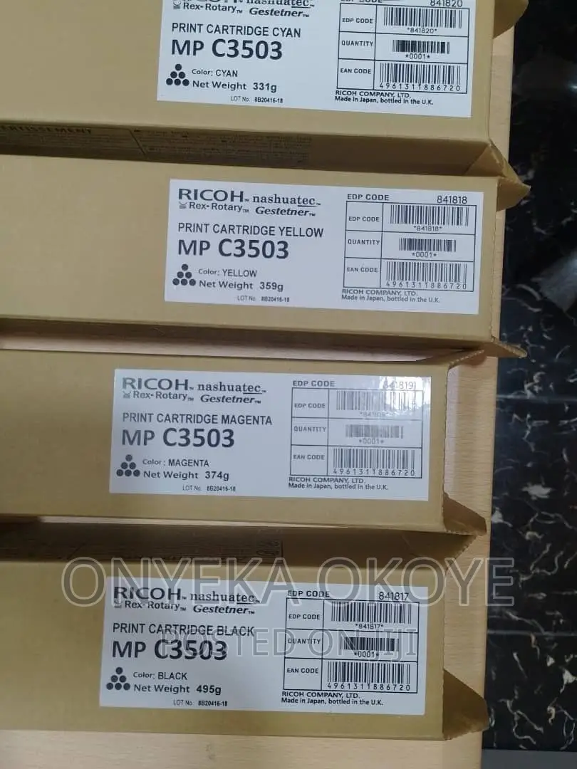 Ricoh Toners 3501,3503,2550 Toner Cartridges