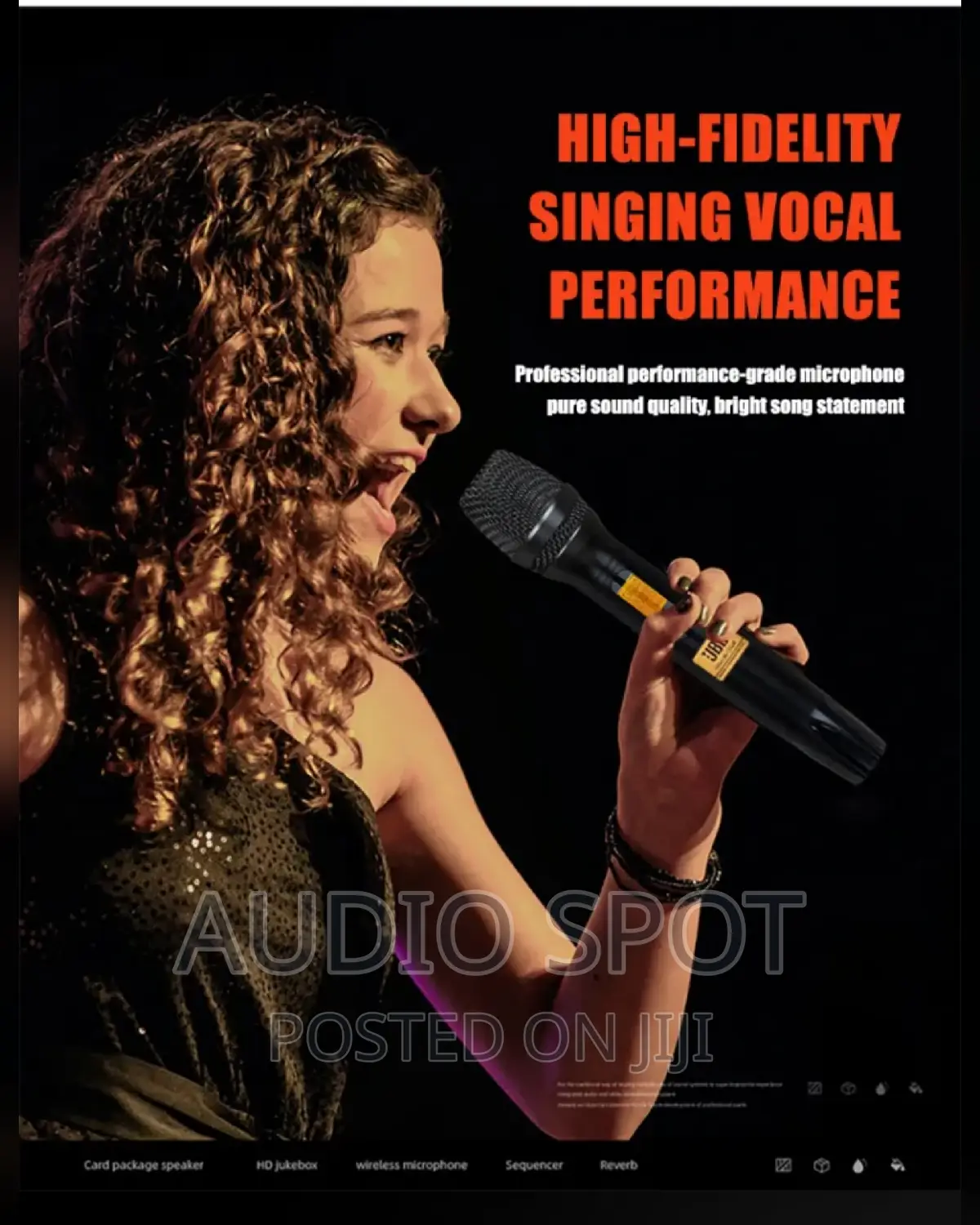 JBL VM-860 Professional Digital Wireless Microphone(Infrared