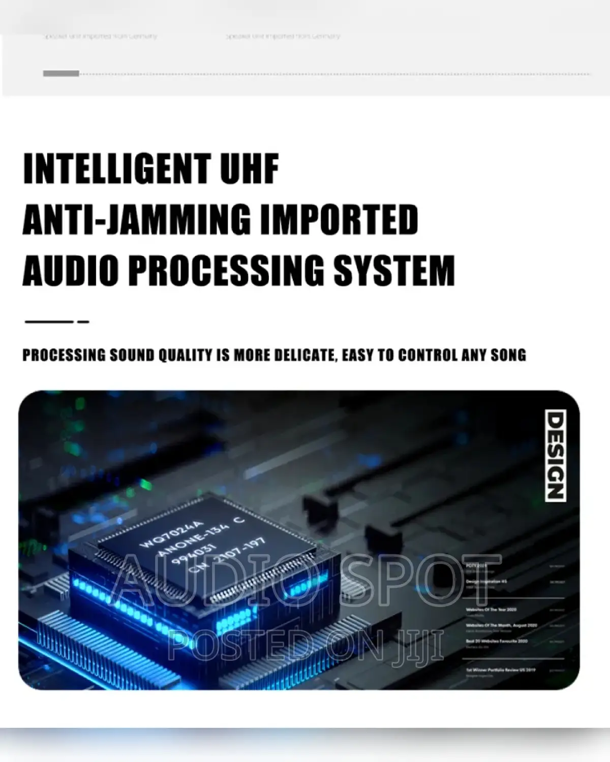 JBL VM-860 Professional Digital Wireless Microphone(Infrared