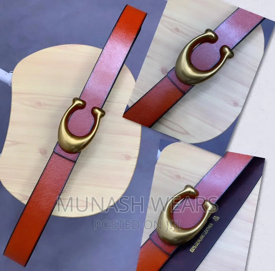 Original Coach Leather Belt