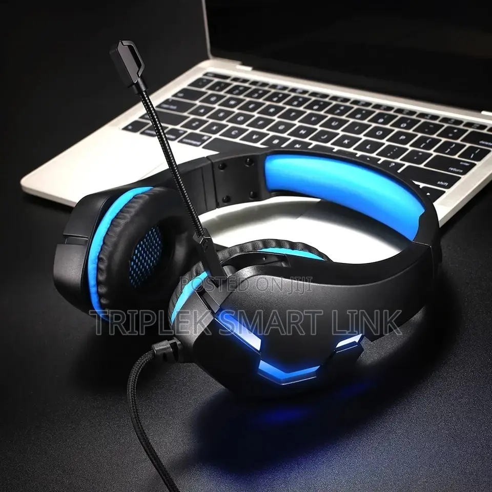 J10 Gaming Headset + Microphone, Light for Xbox One, PS4, PC