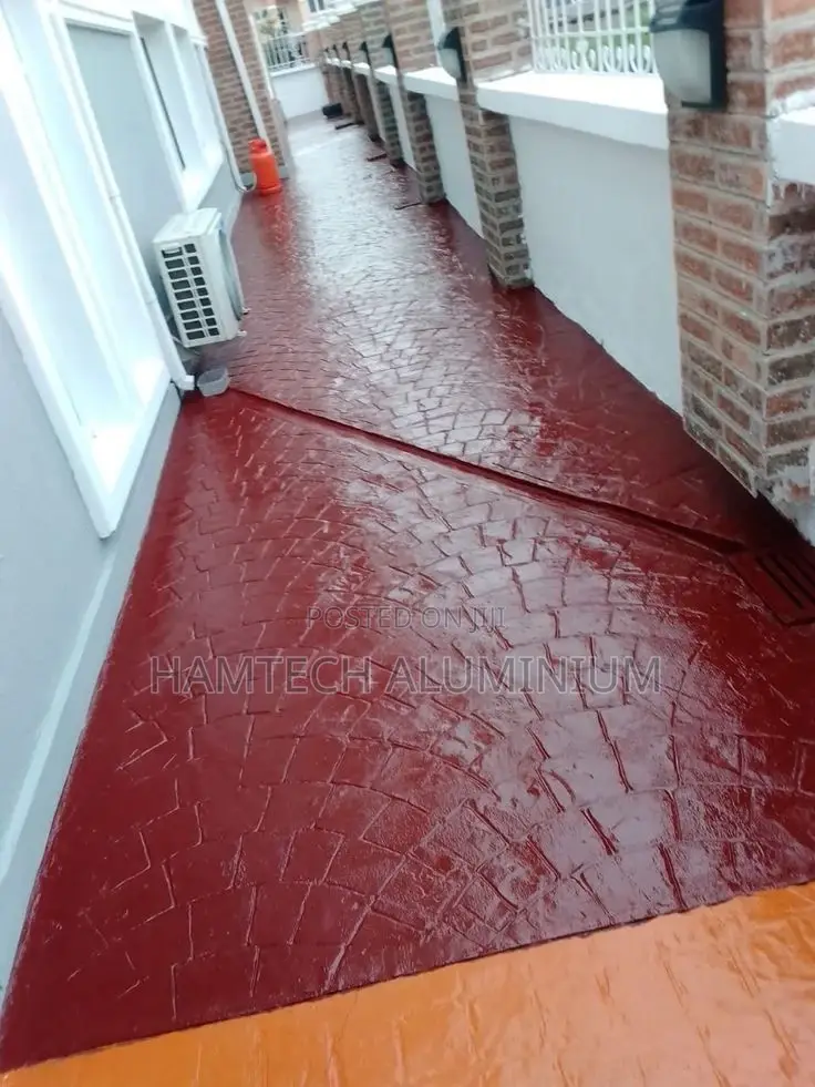 Concrete Floor Stamped