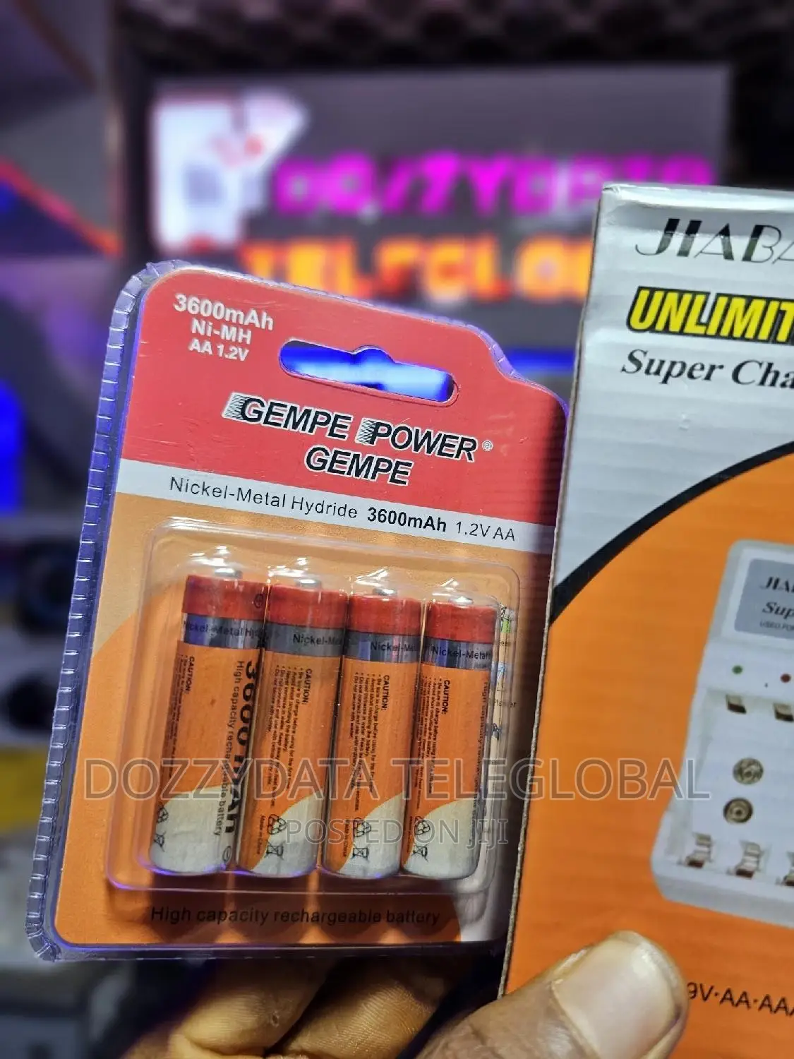 Rechargeable Batteries and Charger