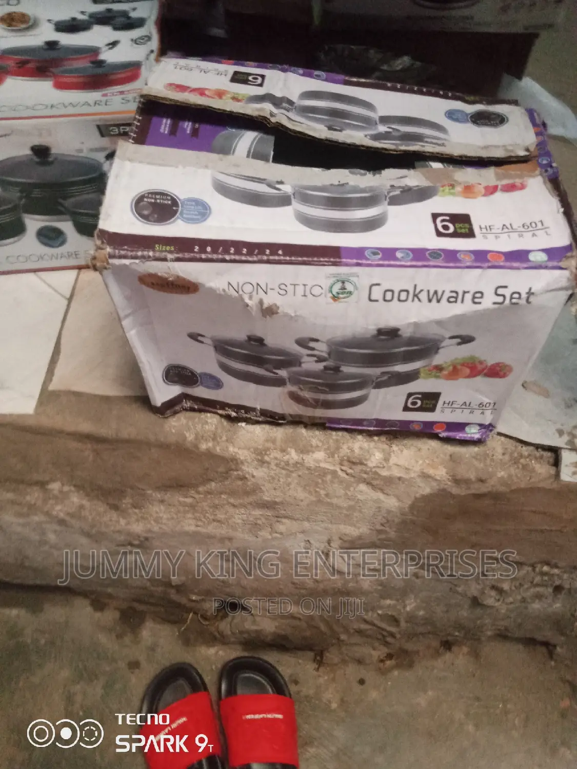 3 Sets of Non-Stick Pots