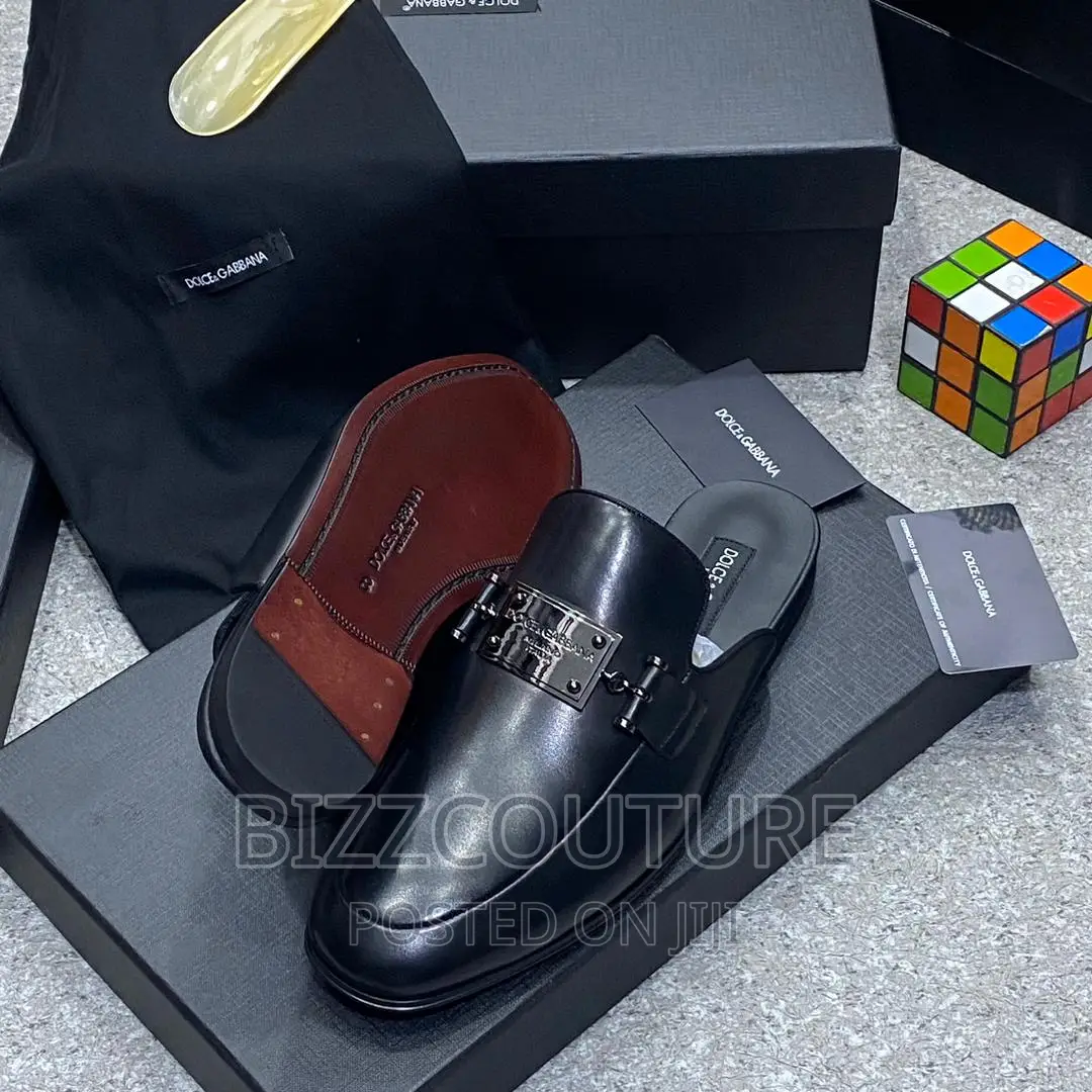Original DOLCE GABBANA Half Shoes Available in Store