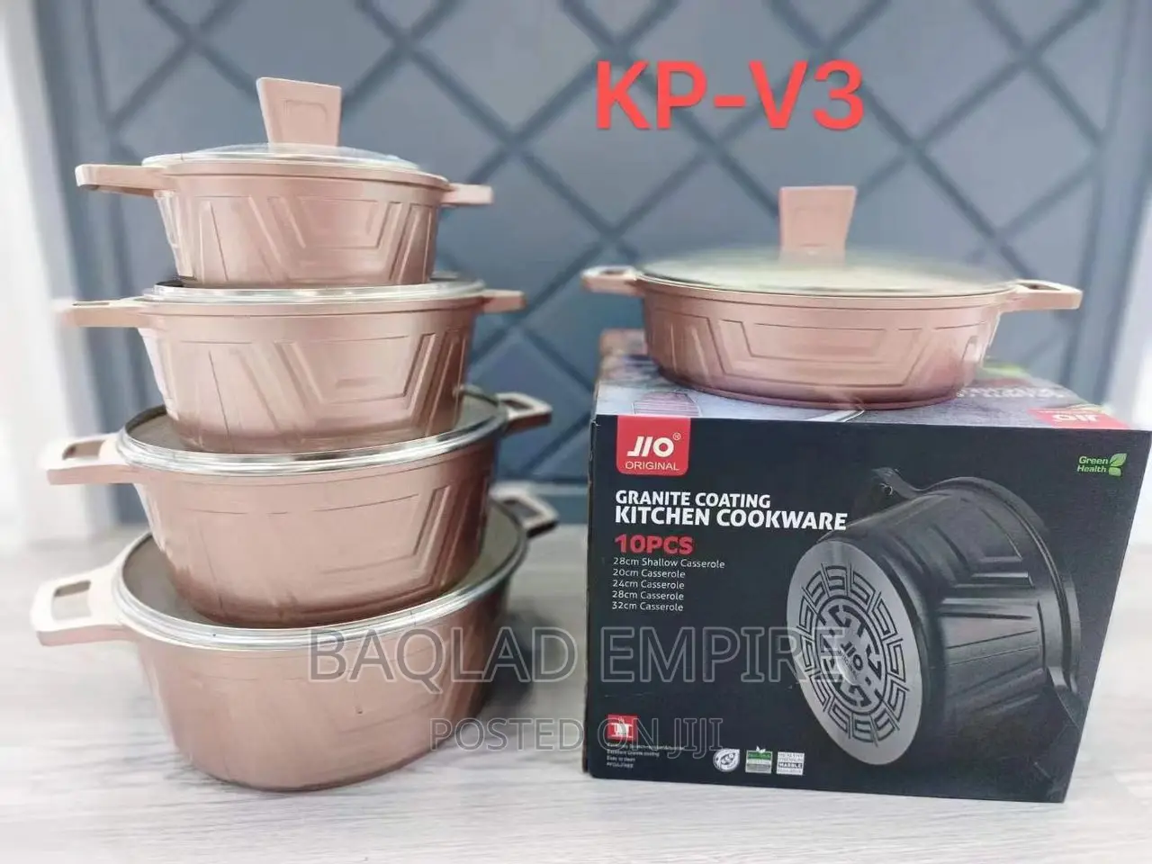 10pcs JIO Granite Cookware Set/Pot