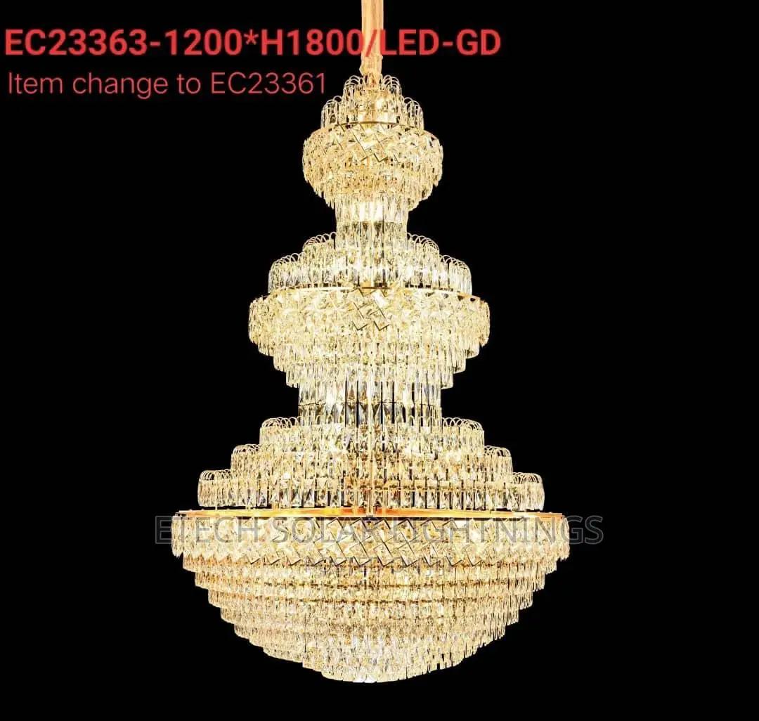 1,000 Mm 3 Steps Luxury Christal Chandelier Light