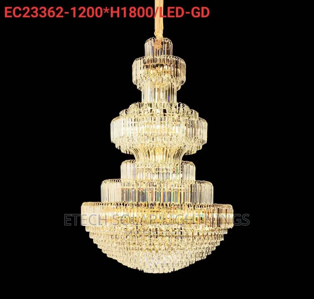 1,000 Mm 3 Steps Luxury Christal Chandelier Light