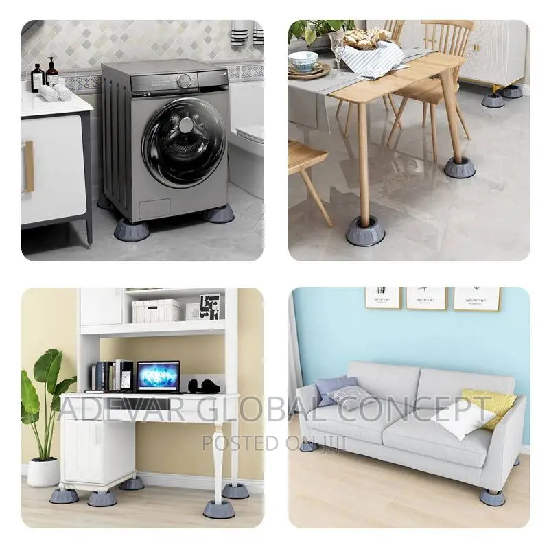 4 PCS Washer Foot Pad Anti Vibration Pads Washing Machine