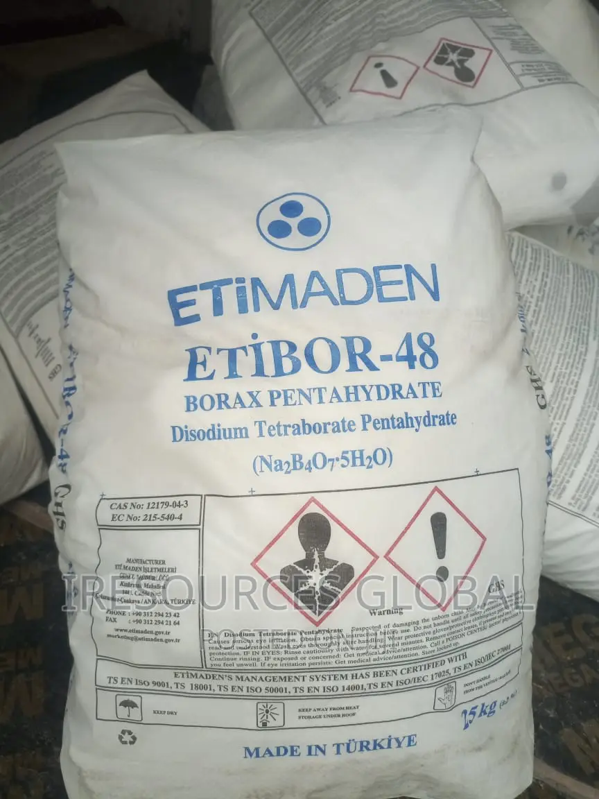 Borax (Sodium Borate or Sodium Tetraborate) Cold 25kg Bag