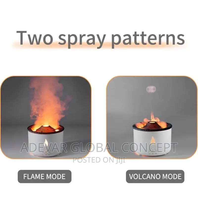 Volcanic Flame Aroma Diffuser Essential Oil USB Portable Air