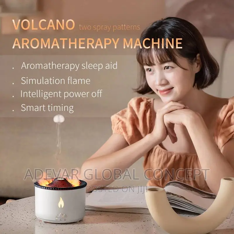 Volcanic Flame Aroma Diffuser Essential Oil USB Portable Air