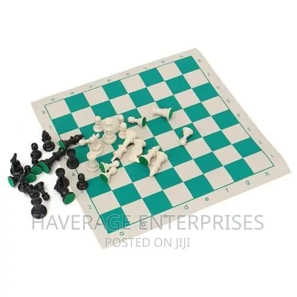 Tournament Size Chess Set Game Gifts Plastic Pieces 43x43cm