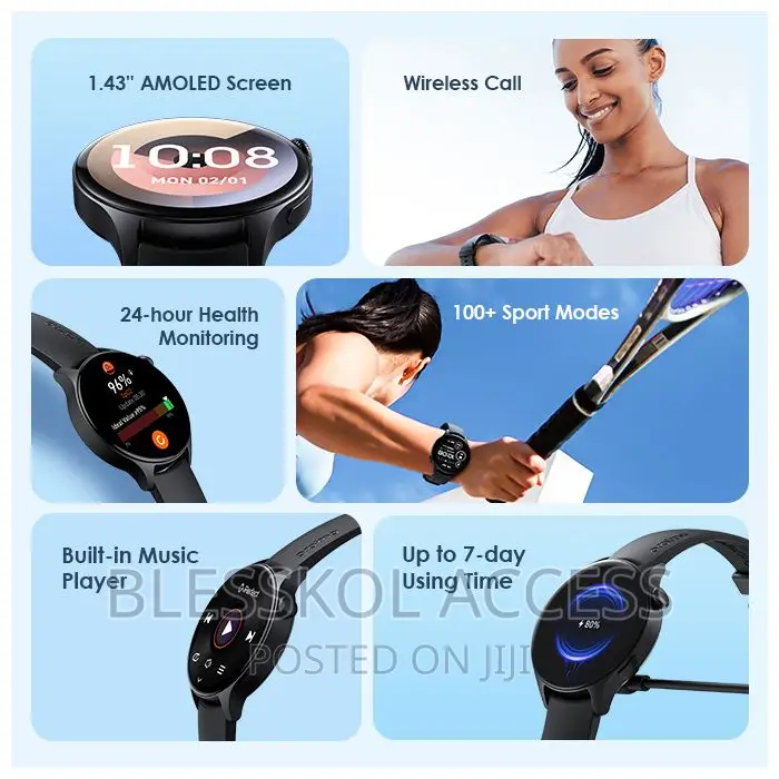 Oraimo Watch Er 1.43'' Amoled Ip68 Smart Watch