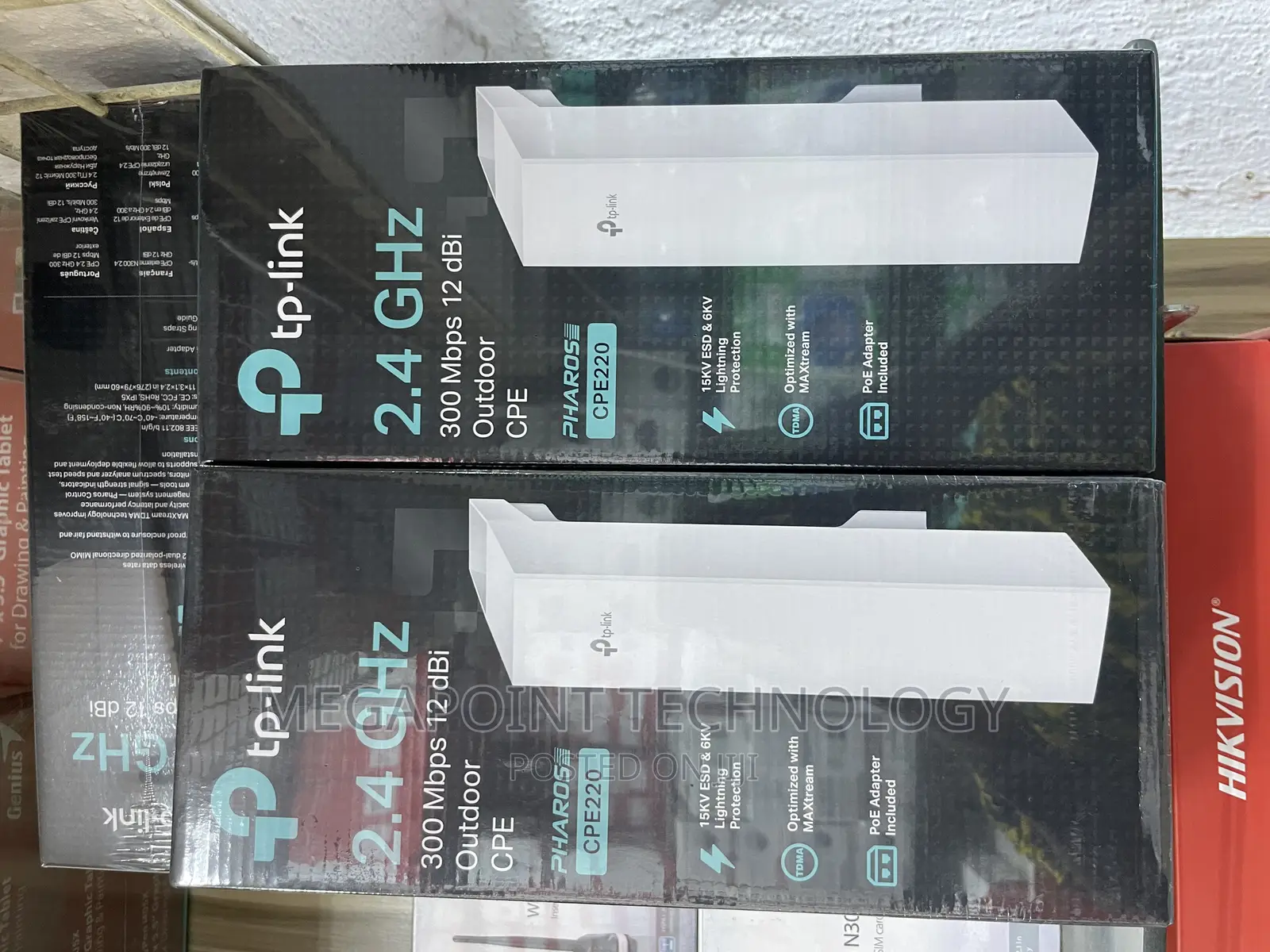 Tp-Link 2.4ghz 300mbps 12dbi Outdoor Access Point Cpe