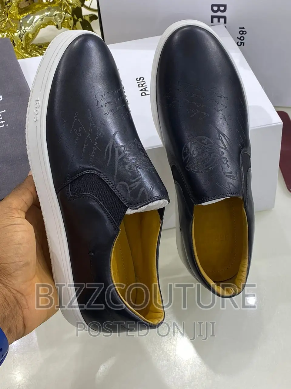 Original Italian BERLUTI Slip-on Sneakers Available in Store