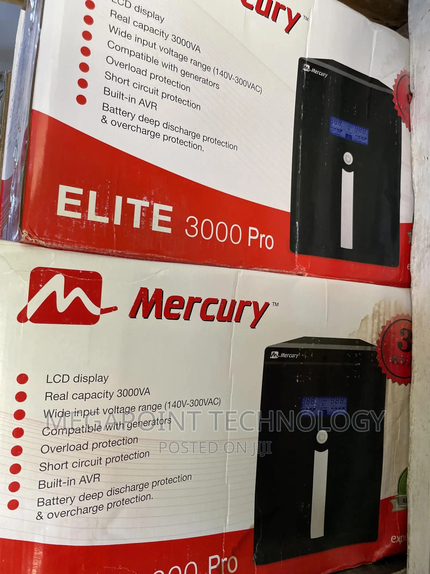 Mercury Elite Pro 3000va Ups