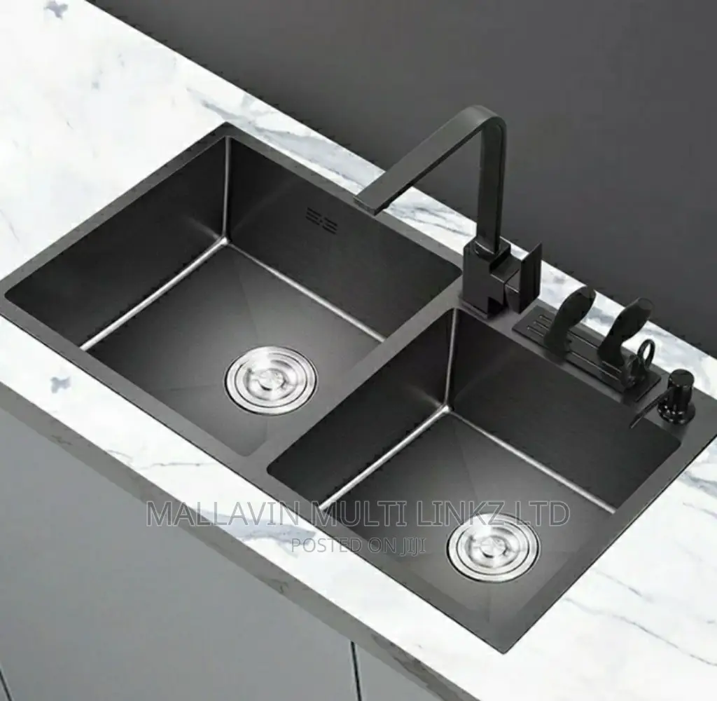 Black Kitchen Sinks With Mixer Tap