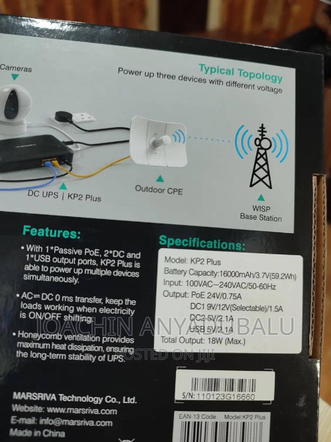 16000mah Smart Mini Dc Ups 18watts Router Powerbank