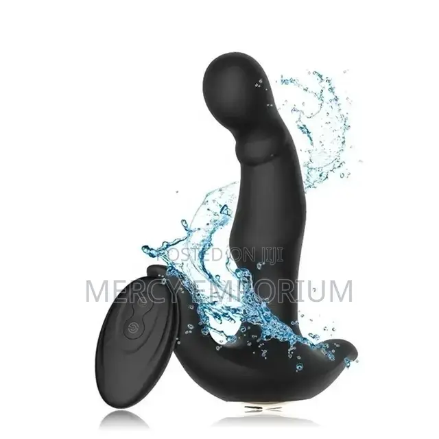 Prostate Massager Anal Plug Remote 360 Rotation Men Sex Toy